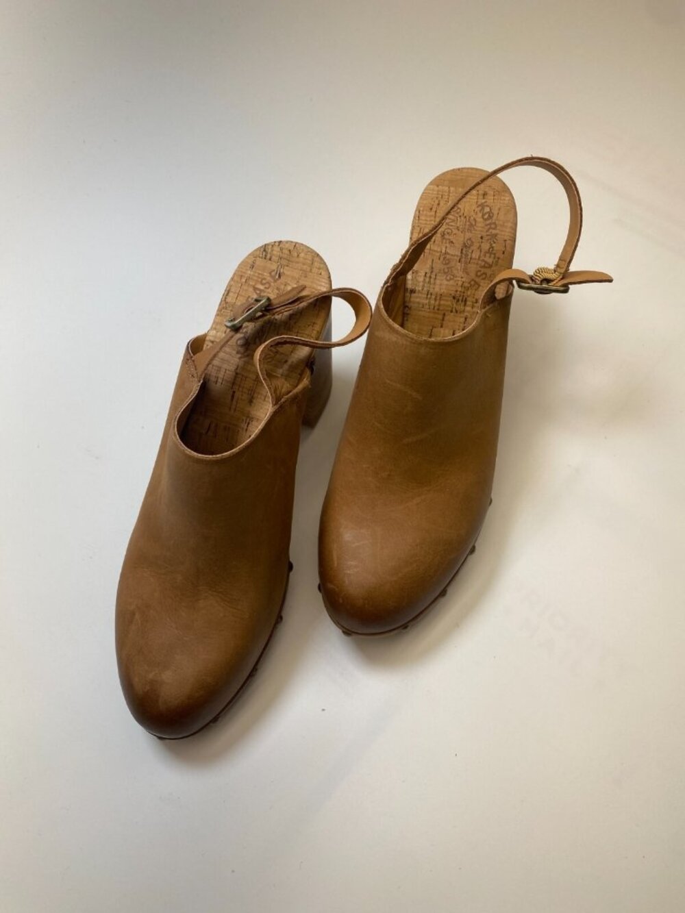 Kork-Ease Womens Brown Cork Leather Heel Sz 10M - Picture 7 of 8